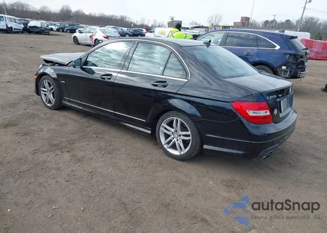 2012 Mercedes-Benz C 250 Luxury/Sport from USA, damaged, VIN WDDGF4HB2CA539797